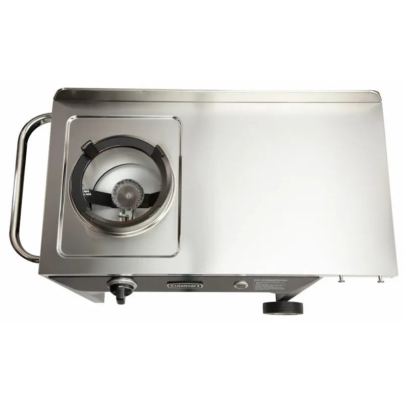 Cuisinart Heavy-Duty Outdoor Wok Setup  High-Output Propane Burner, Prep Surface & Wok Kit