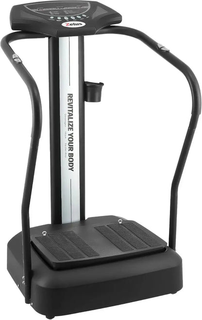 500W Whole-Body Vibration Platform  99 Intensity Levels, 3 Preset Programs & 2 Resistance Bands