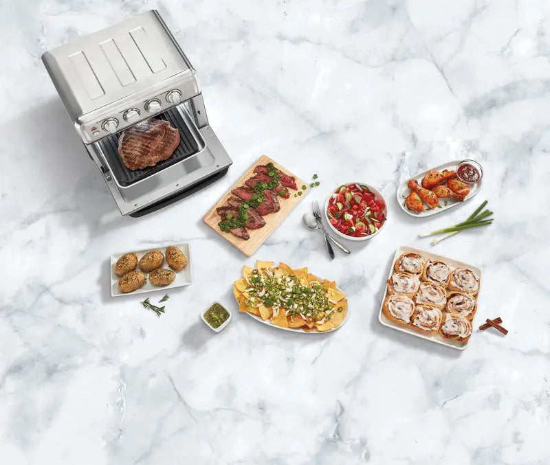 Cuisinart Air Fryer Toaster Oven with Grill Function  Stainless Steel Multi-Cook Appliance