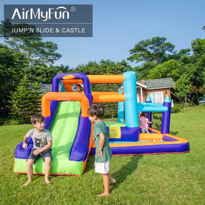 AirMyFun Inflatable Outdoor Bounce House  Full-Size Jumping Bouncer for Backyard Play