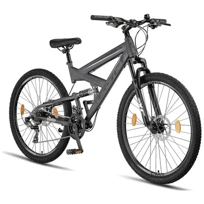 Licorne Bike Strong 2D Premium Hardtail Mountain Bike  Aluminum Frame, 21-Speed Drivetrain