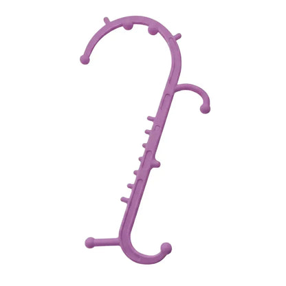 Dual-Prong Manual Massage Stick  Ergonomic Hook Design with Multi-Point Pressure
