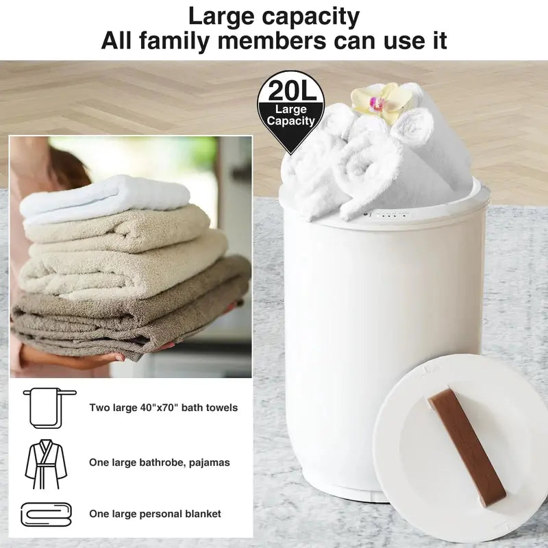 SAMEAT Extra-Large Heated Towel Warmer for Modern Bathroom Spaces