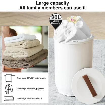 SAMEAT Extra-Large Heated Towel Warmer for Modern Bathroom Spaces