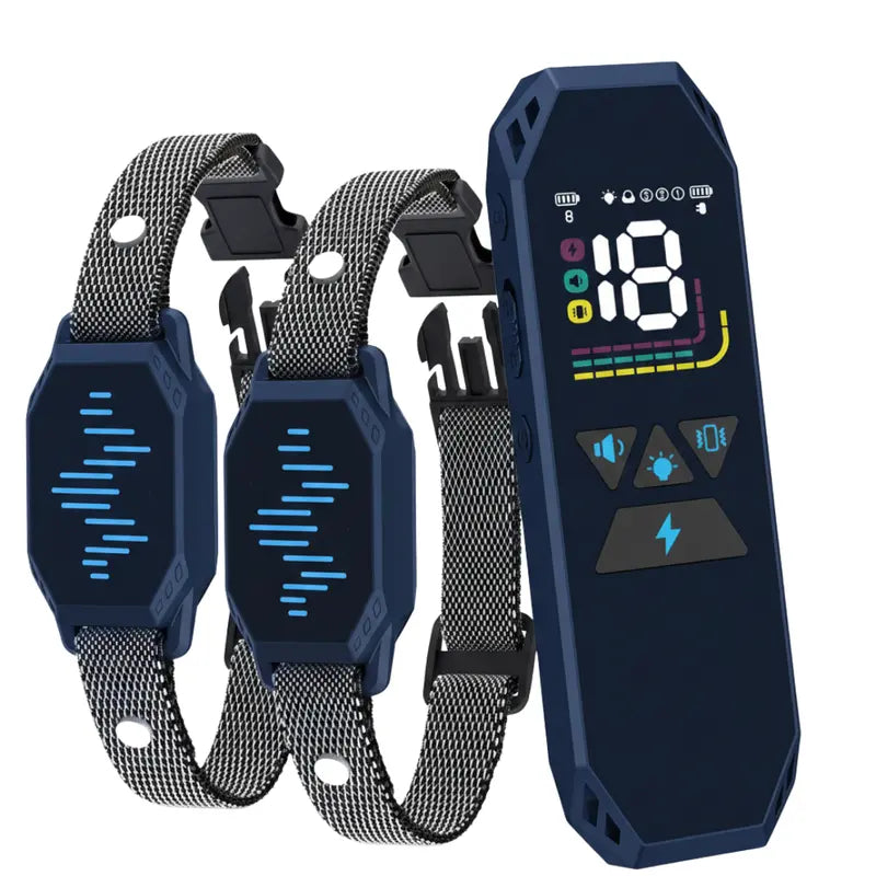 Long-Range GPS-Enabled Dog Training Collar (2500 ft) with Locator Feature