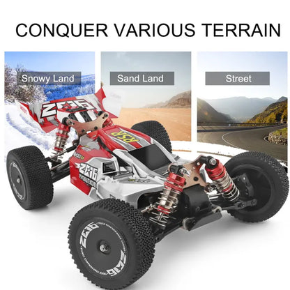 Wltoys XKS 144001 RC Car 60km/H High Speed 1/14 2.4GHz RC 4WD Racing Off-Road Drift Car RTR