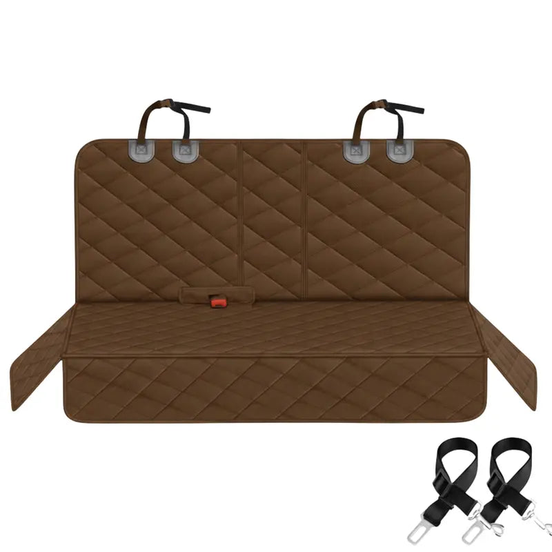 Durable Rear Bench Seat Protector for Pets  600D Polyester, 53 x 47 Inches