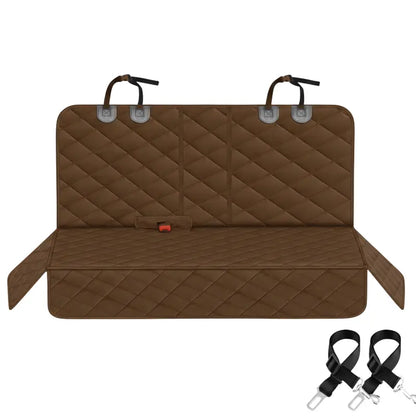 Durable Rear Bench Seat Protector for Pets  600D Polyester, 53 x 47 Inches