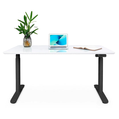 Bureau assis debout avec plateau en verre - DYNAMIC EXECUTIVE