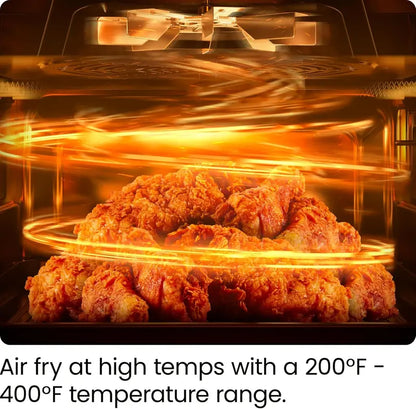 Chefman Compact 6.3-Quart Multi-Function Air Fryer  Rotisserie, Dehydrator & Convection Oven with 8 Presets