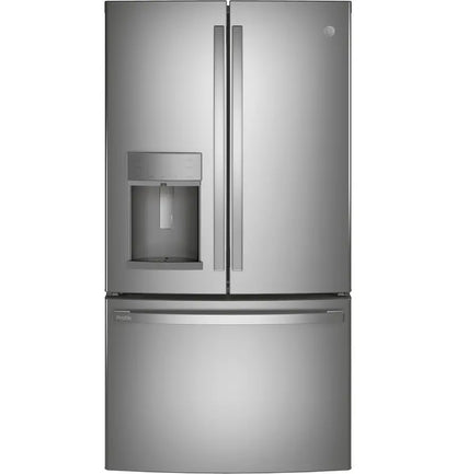 GE Profile ENERGY STAR French-Door Refrigerator | 27.7 Cu. Ft. Fingerprint-Resistant Counter-Depth Model with Advanced Cooling & Smart Features