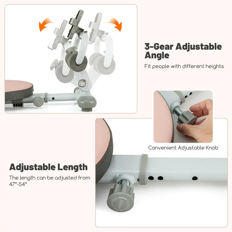 Adjustable Sit-Up Bench for Home Workouts  Three-Angle Backrest & Extendable Frame