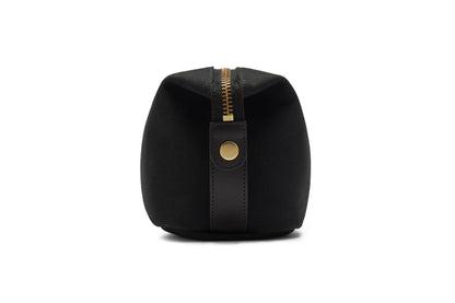 Canvas Wash Bag / Dopp Kit - Black