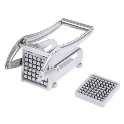 Heavy-Duty Stainless Steel Potato French Fry Cutter & Wedger with Dual Blades, Multi-Use for Vegetables and Fruits