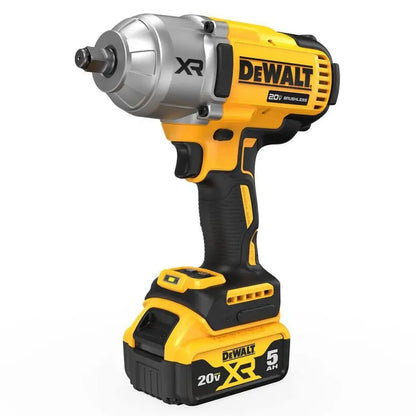 DEWALT 20V MAX XR 1/2″ Cordless Impact Wrench Kit, High Torque, LED Light, Battery Included