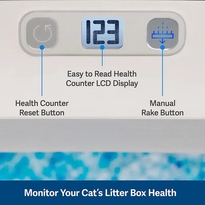PetSafe ScoopFree Automatic Self-Cleaning Cat Litter Box, 2nd Gen, Includes Disposable Crystal Litter Trays, Gray