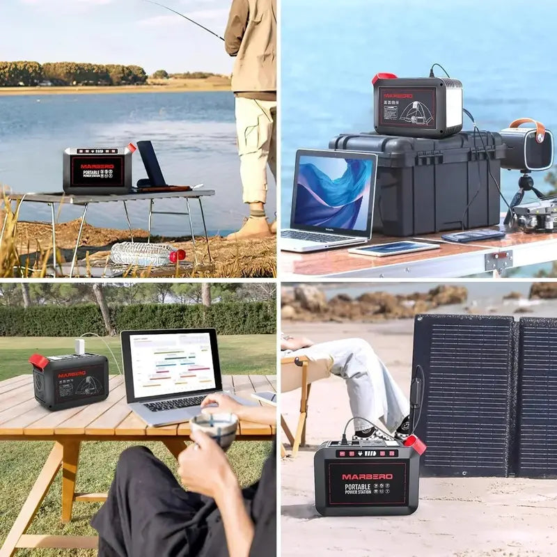 Compact Portable Power Station — 88Wh Solar-Compatible Lithium Battery with Fast-Charging Output