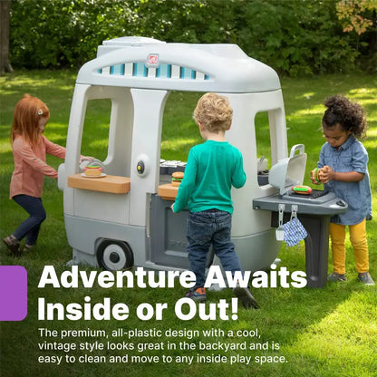 Adventure Camper Playhouse  Outdoor Pretend Camping Set for Children