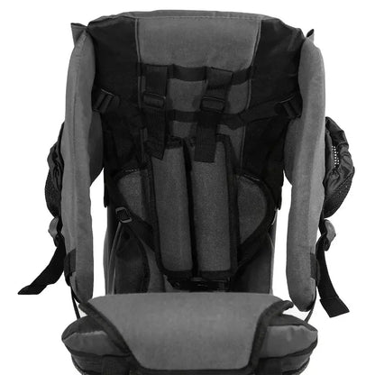 ClevrPlus All-Terrain Baby Backpack Carrier with Adjustable Seat and Ventilated Back Support