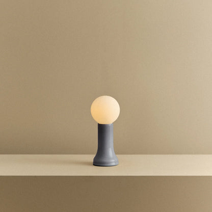 Shore Table Lamp in Smoke Grey
