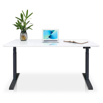 Bureau assis debout avec plateau en verre - DYNAMIC EXECUTIVE