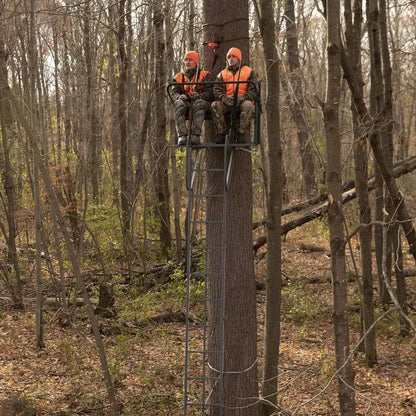 Lockdown LD202E Two-Person Treestand  21-Foot Height, Lightweight Aluminum Ladder Design
