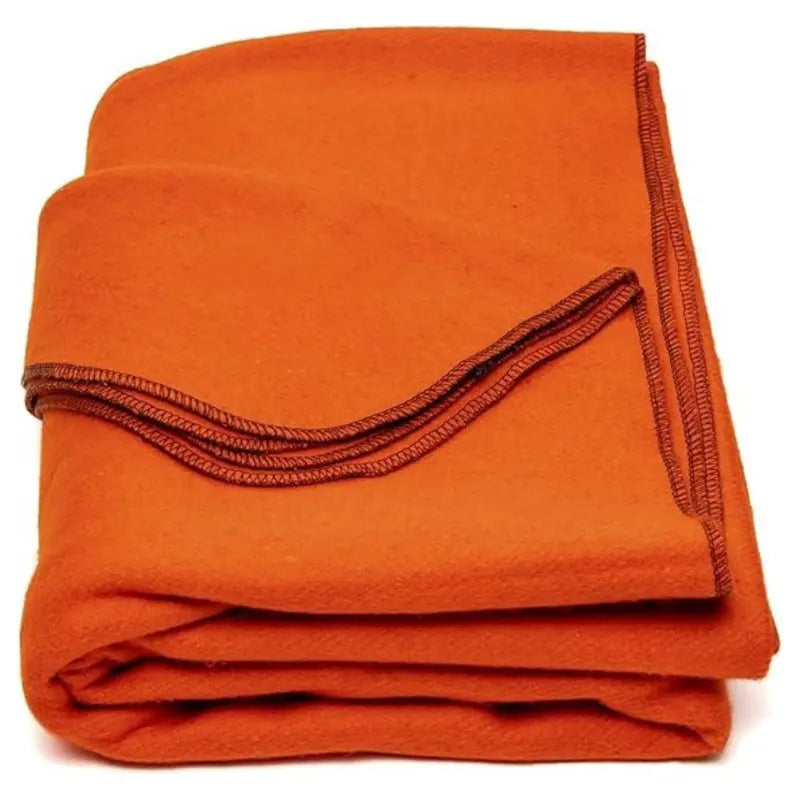 Wool-Blend Travel Blanket (64″ x 88″)  Compact, Warm Throw for Camping & On-the-Go Use