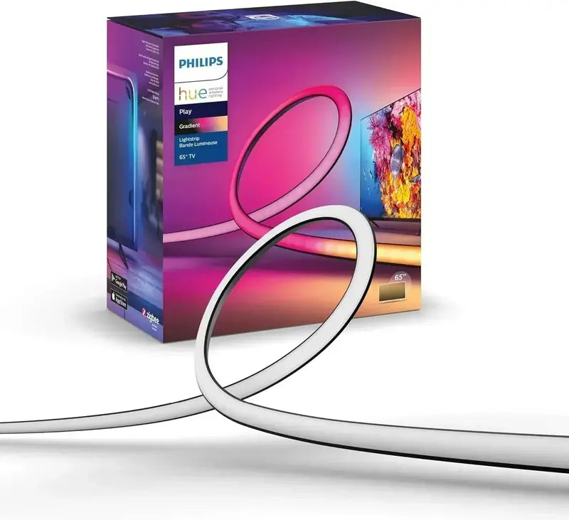65″ TV Backlight Strip  Synced Flowing Color-Changing LEDs for Immersive Viewing Experience
