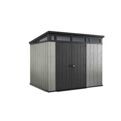 Artisan 9′ x 7.5′ Plastic Storage Shed  Durable, Low-Maintenance Outdoor Utility Structure