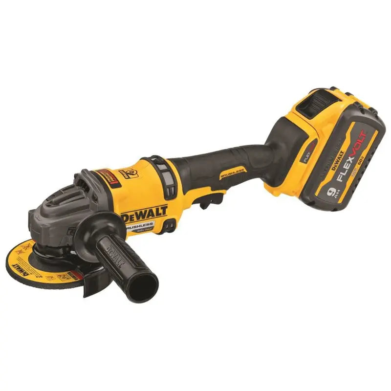DEWALT FLEXV 60V MAX* 4 1/2″  6″ Grinder with Kickback Brake Kit DCG418X1 from DEWALT