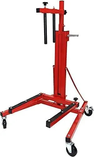 Heavy-Duty Adjustable Car Door Installer & Remover Jack with Tilt Function and Locking Caster Wheels