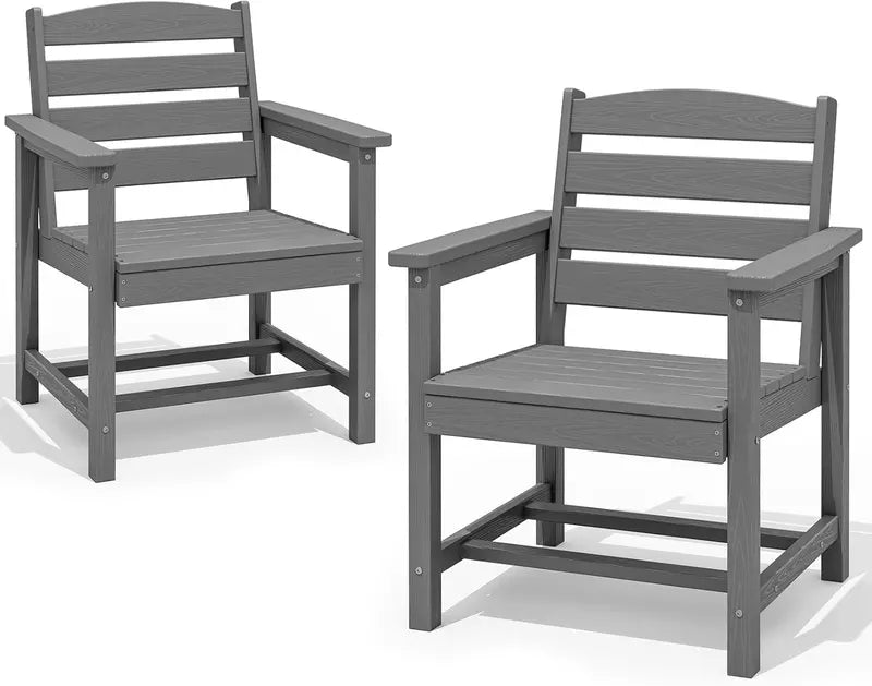 SERWALL HDPE 7-Piece Outdoor Dining Set ¡ª All-Weather Aluminum Frame Dining Table and Chair Collection