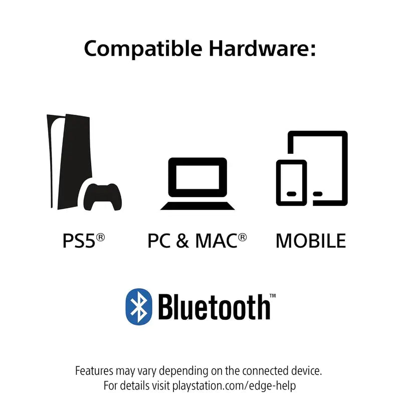 PlayStation DualSense Edge Controller  Premium Modular Wireless Gamepad for PS5