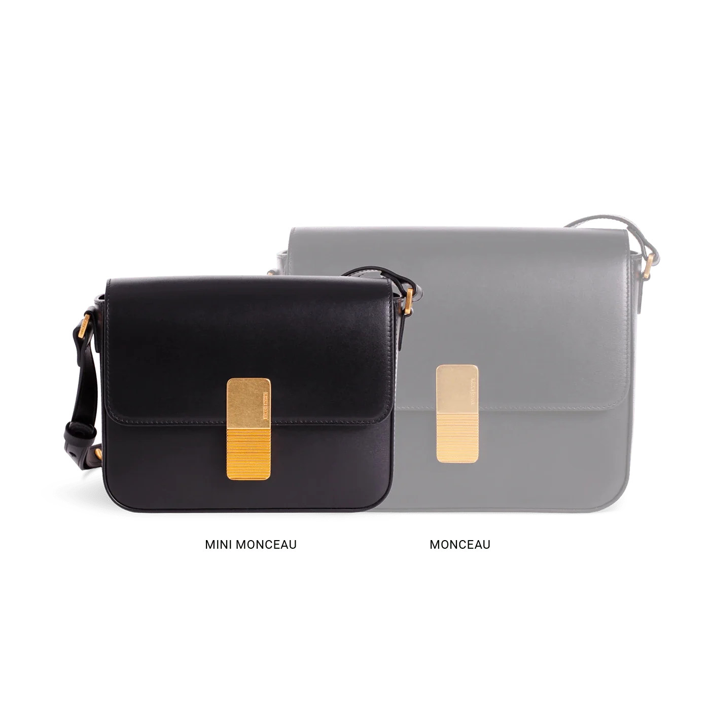 Mini Monceau - Cuir Box Noir