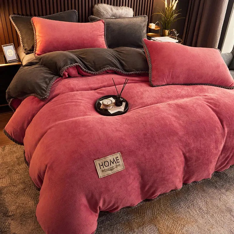 Winter Duvet Cover Set with Ultra-Soft Gentle-Touch Fabric