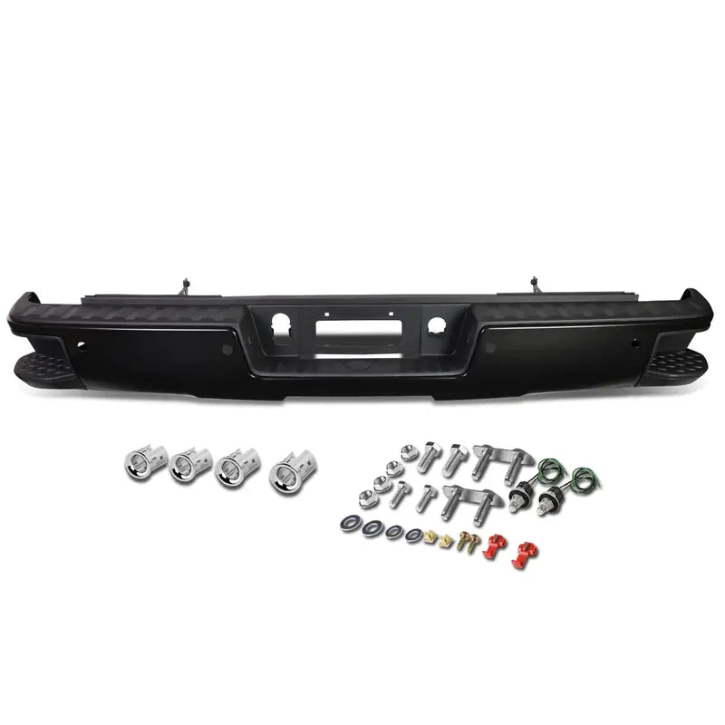 Chevy Silverado & GMC Sierra Rear Step Bumper  With Parking Sensor Holes (20142018)