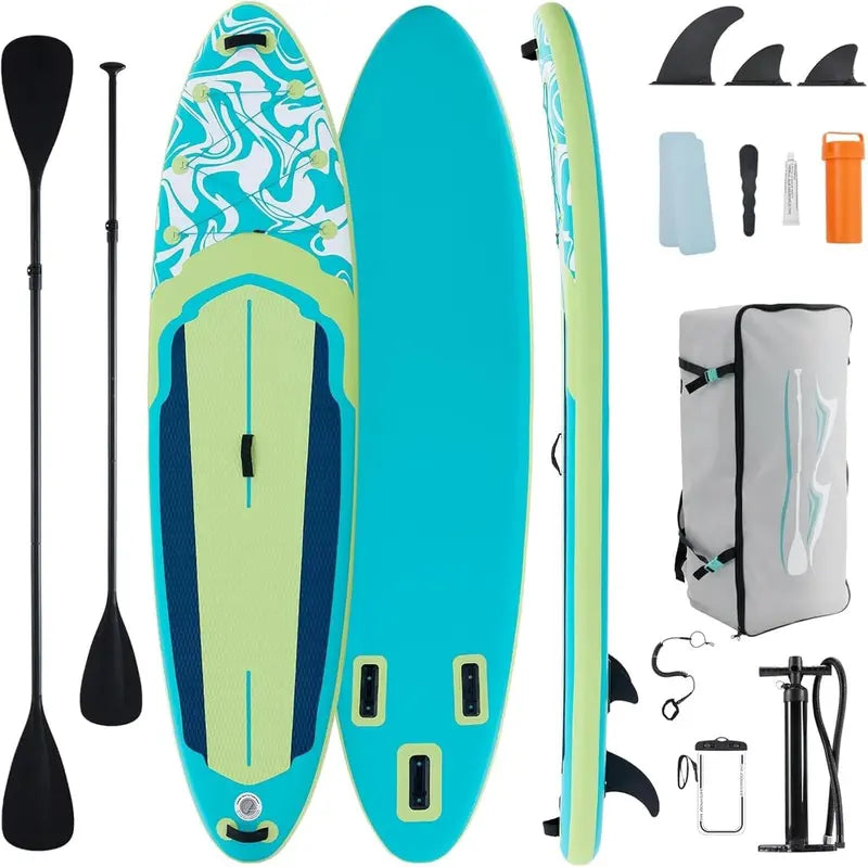 All-Level Inflatable Stand-Up Paddle Board  Lightweight, Portable & Beginner-Friendly