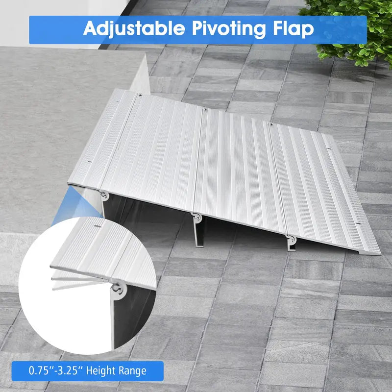 Non-Slip Doorway Threshold Ramp  3-Inch Rise for Smooth Transitions