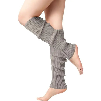 Retro Knit Leg Warmers  Women¡¯s 80s-Inspired Dance &amp; Yoga Accessory