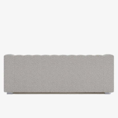 Canap  couleur cr me tissu bouclette Garance