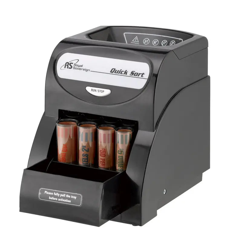 Royal Sovereign QS-1AC Electric Coin Sorter with Antijam, 156 Coins/Min Capacity