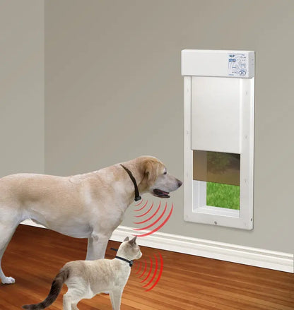 Power Pet PX-2 Large Electronic Pet Door  Programmable, Weather-Sealed, Dual-Panel Flap System
