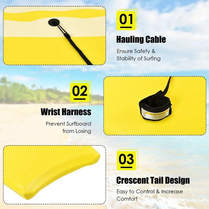 Lightweight EPS-Core Bodyboard for Beginners and Recreational Riders