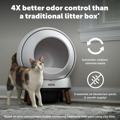 PetSafe ScoopFree Connect Self-Cleaning Litter Box  Wi-Fi Enabled with Health Tracking & App Alerts
