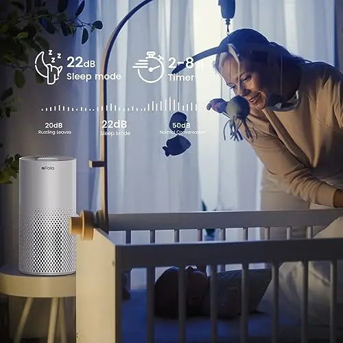Afloia Large-Room Air Purifier  H13 True HEPA Filtration for Spaces up to 1,076 Sq Ft