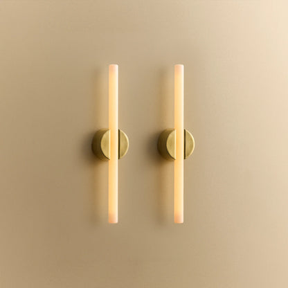 Kilter Wall Light in Solid Brass - Set of 2