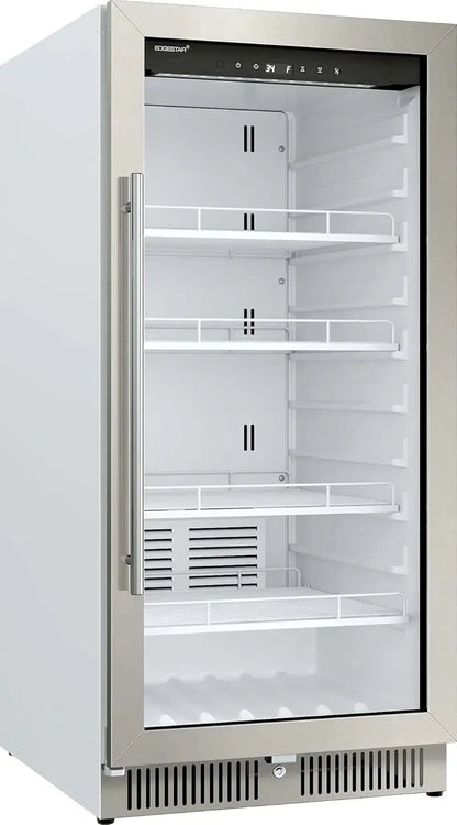 EdgeStar VBM101 Commercial Beverage Merchandiser  22″ Wide, 10.1 Cu. Ft., Stainless Steel, Reversible Door