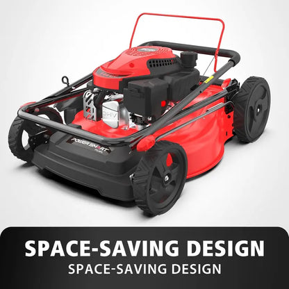 PowerSmart 21″ 144cc 3-in-1 Gas Push Mower with Grass Catcher