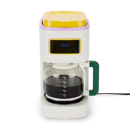 Bodum 12-Cup Programmable Coffee Maker  White & Multi-Function