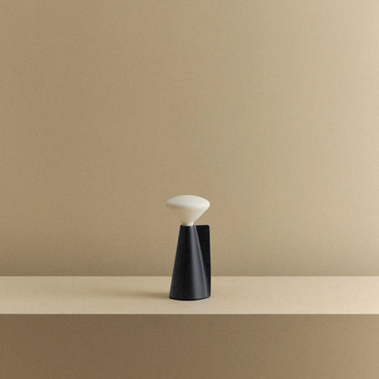 Mantle Portable Lamp in Granite Black